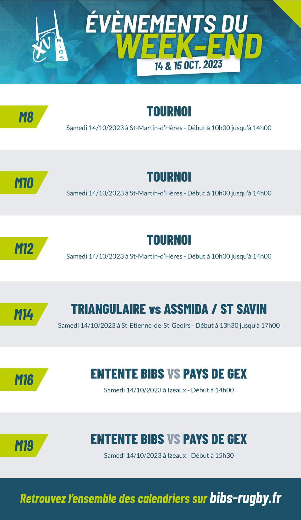 évènements week-end 9 octobre 2021